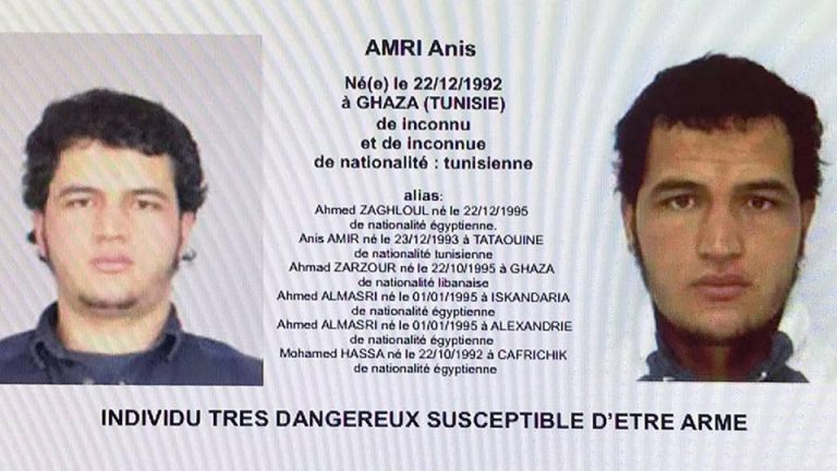 Uprchlík, zloděj a terorista Anis Amri z Tunisu