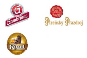 pivo Gambrinus Plzeňský Prazdroj Velkopopovický Kozel