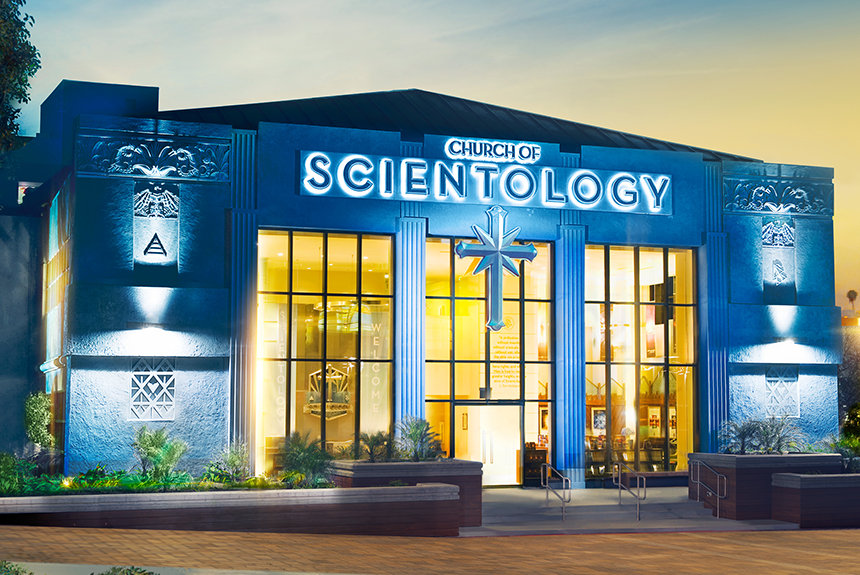 Scientologická církev Los Angeles exteriér